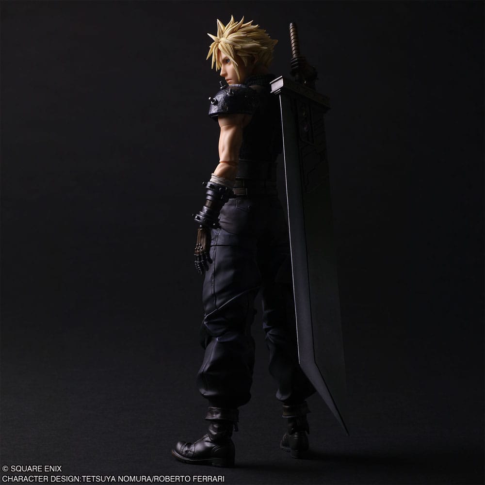Final Fantasy VII Rebirth Play Arts Shin Actionfigur Cloud Strife 27 cm Image 3