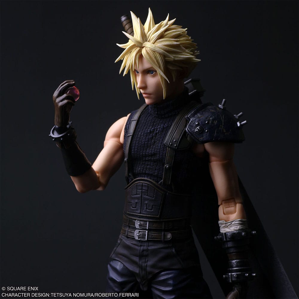 Final Fantasy VII Rebirth Play Arts Shin Actionfigur Cloud Strife 27 cm Image 6