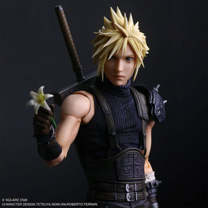Final Fantasy VII Rebirth Play Arts Shin Actionfigur Cloud Strife 27 cm Image 8