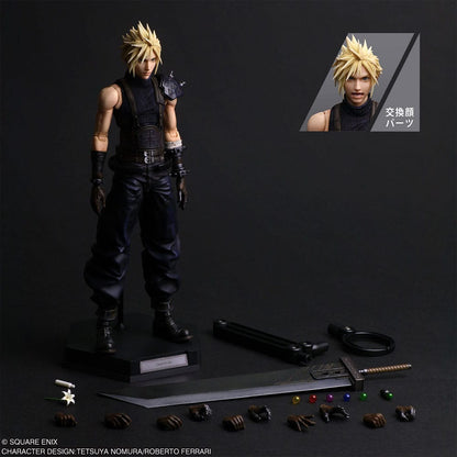Final Fantasy VII Rebirth Play Arts Shin Actionfigur Cloud Strife 27 cm Image 9