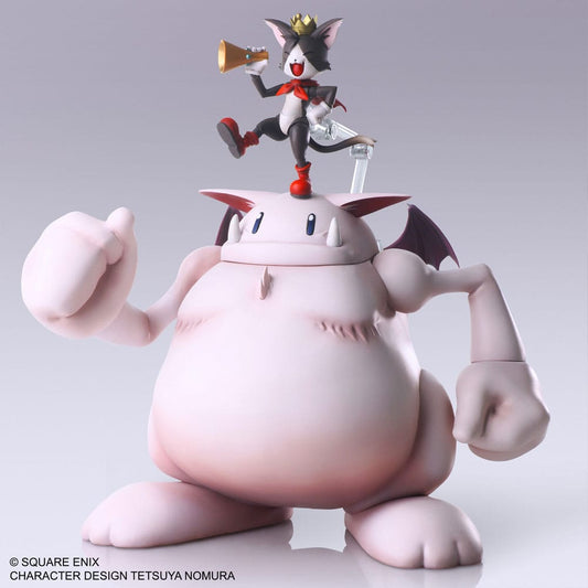 Final Fantasy VII Bring Arts Actionfiguren Set Cait Sith & Fat Moogle Image 1