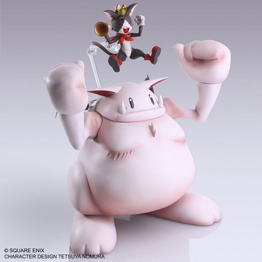 Final Fantasy VII Bring Arts Actionfiguren Set Cait Sith & Fat Moogle Image 2