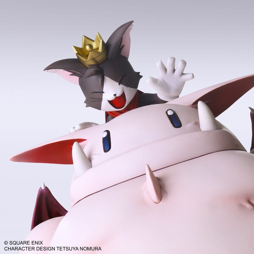 Final Fantasy VII Bring Arts Actionfiguren Set Cait Sith & Fat Moogle Image 3