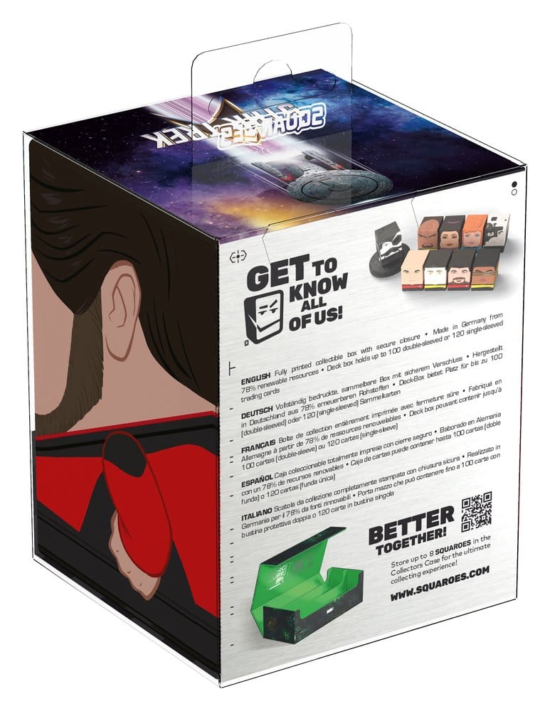 Squaroes Squaroe Star Trek: The Next Generation ST021 - William Riker Image 10