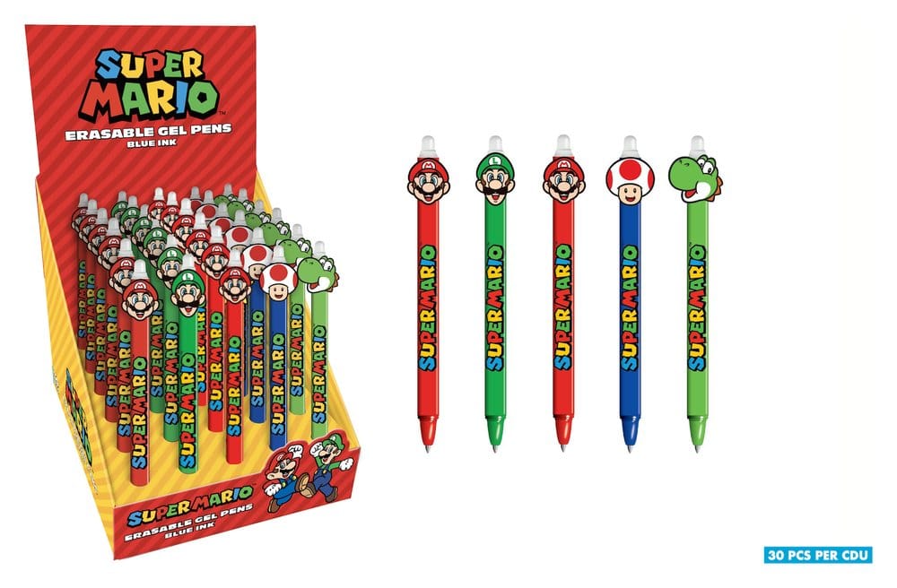 Super Mario Radierbarer Gelstift Display (30) Image