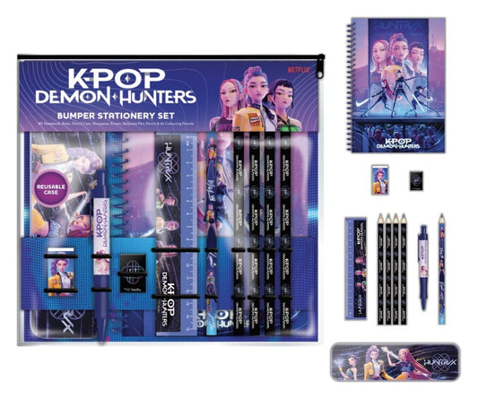 KPop Demon Hunters Schreibset 12-teilig A4 Bumper Image