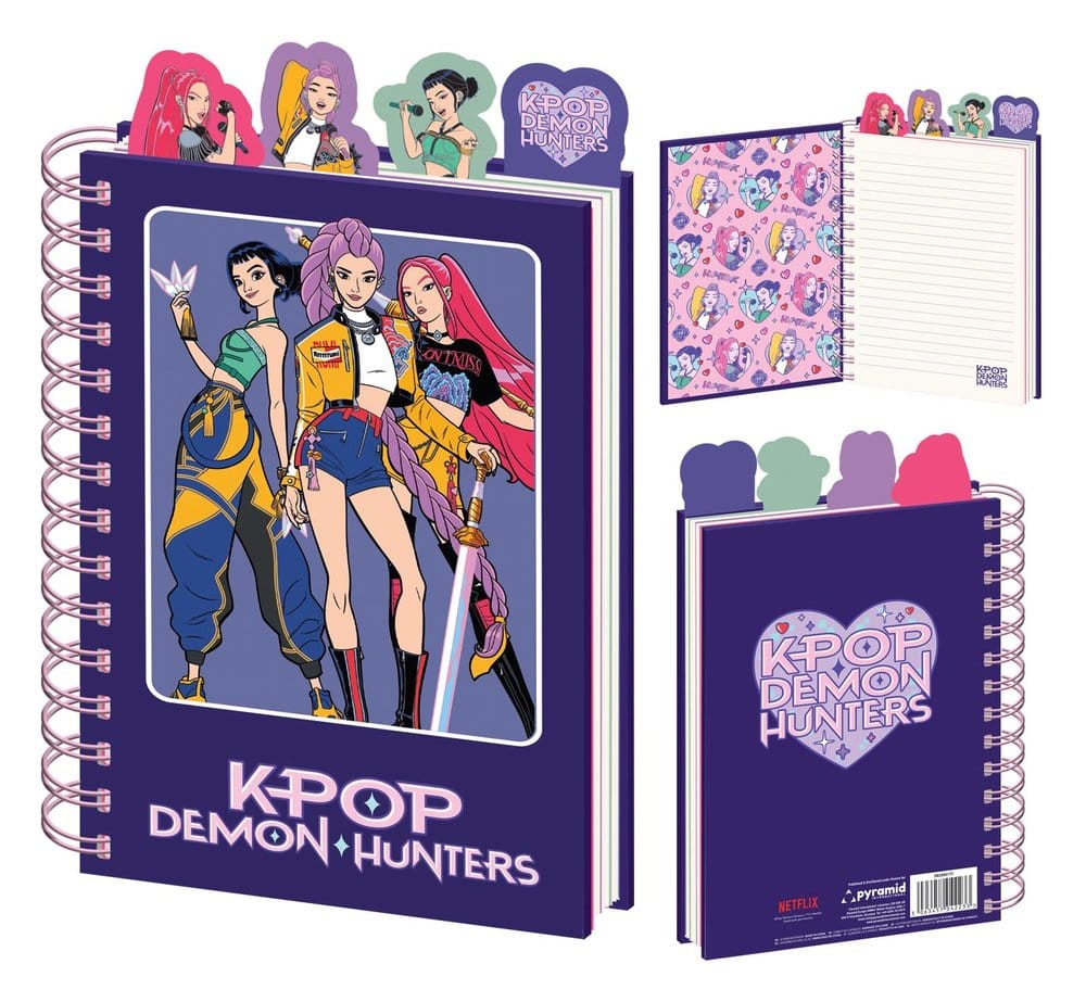 KPop Demon Hunters Project-Notizbuch A5 Hunter/X Display (10) Image