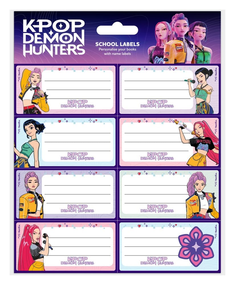 KPop Demon Hunters Schuletiketten Hunter/X Image