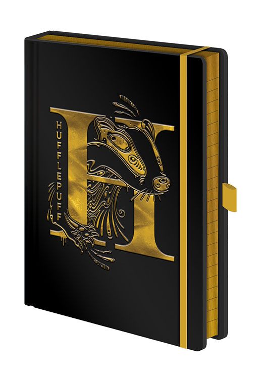 Harry Potter Premium Notizbuch A5 Hufflepuff Foil Image
