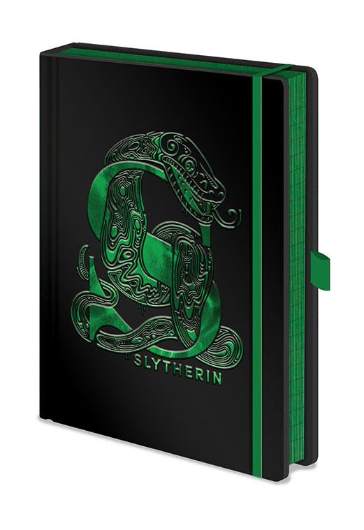 Harry Potter Premium Notizbuch A5 Slytherin Foil Image