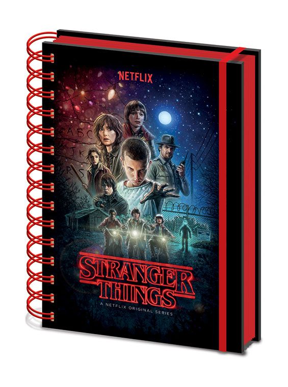 Stranger Things Wiro Notizbuch A5 One Sheet Image