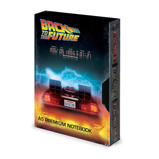 Zurück in die Zukunft Premium Notizbuch A5 Great Scott VHS Image