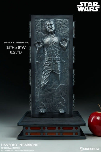 Star Wars 1/6 Actionfigur Han Solo in Carbonite 38 cm Image 5