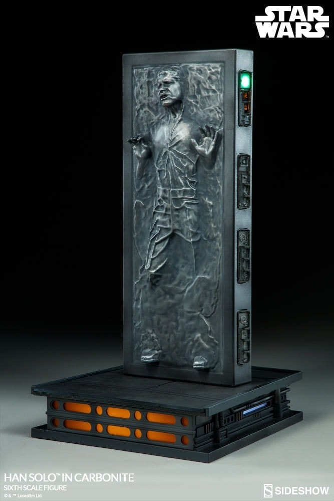 Star Wars 1/6 Actionfigur Han Solo in Carbonite 38 cm Image 6