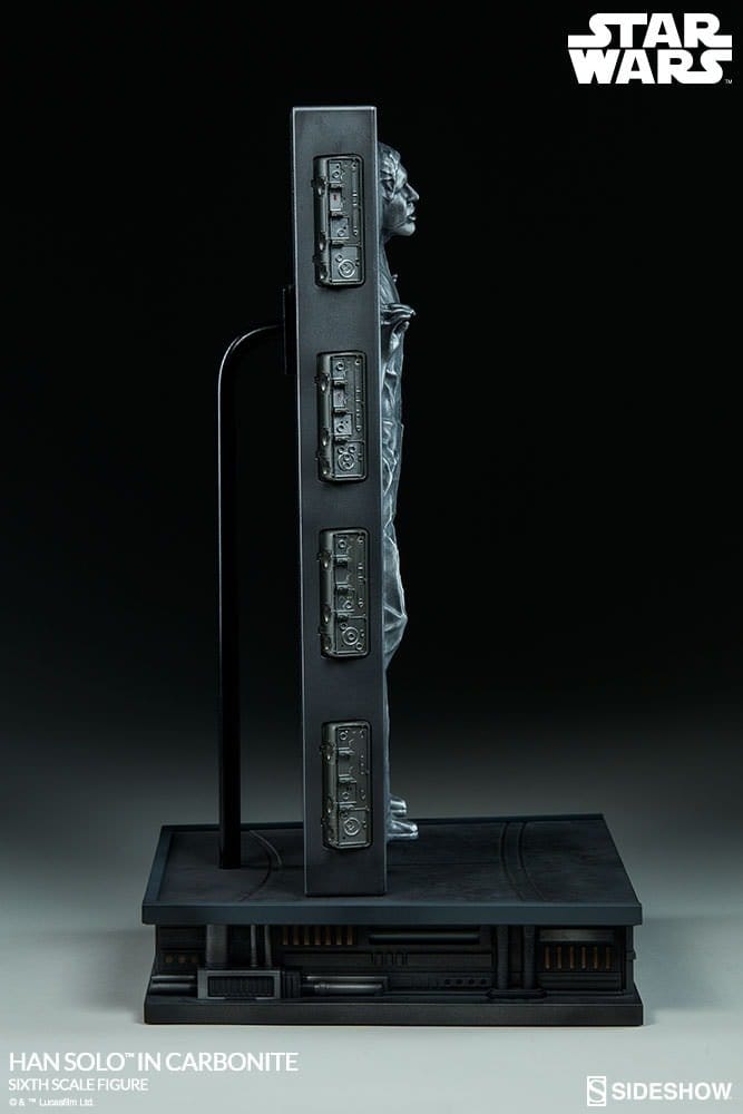 Star Wars 1/6 Actionfigur Han Solo in Carbonite 38 cm Image 8