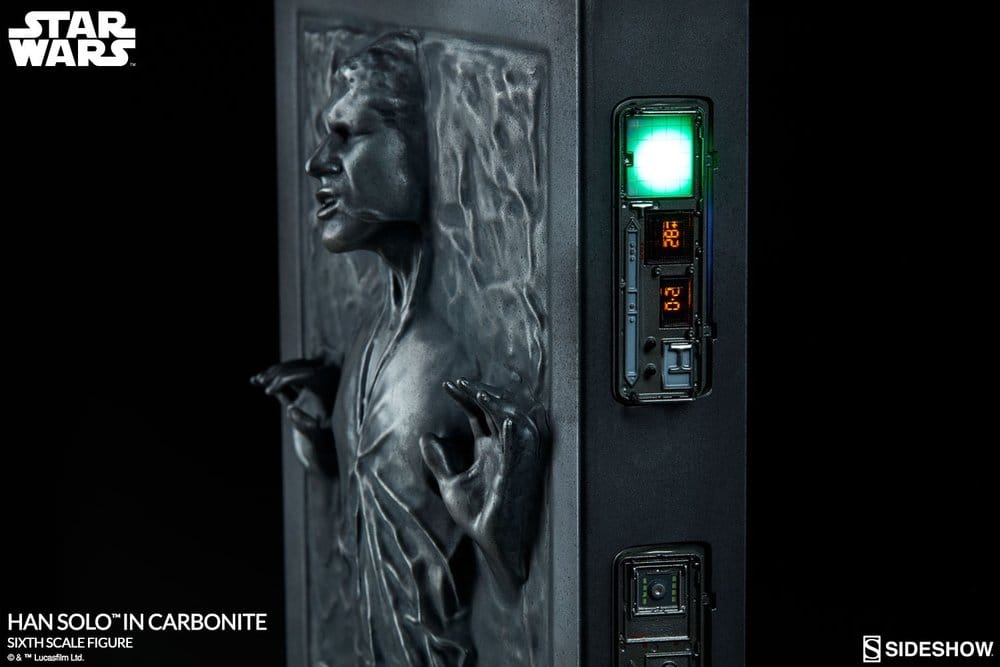 Star Wars 1/6 Actionfigur Han Solo in Carbonite 38 cm Image 10