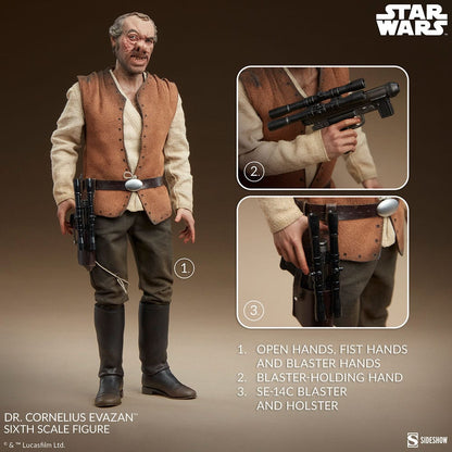 Star Wars Episode IV Scum & Villainy Actionfigur 1/6 Doctor Cornelius Evazan 30 cm Image 6