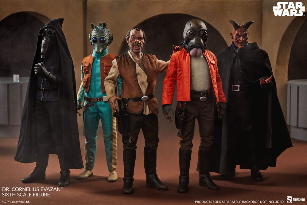 Star Wars Episode IV Scum & Villainy Actionfigur 1/6 Doctor Cornelius Evazan 30 cm Image 9