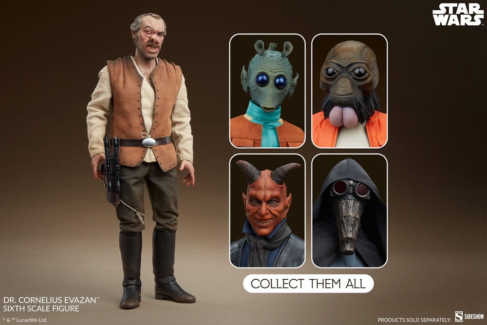 Star Wars Episode IV Scum & Villainy Actionfigur 1/6 Doctor Cornelius Evazan 30 cm Image 16