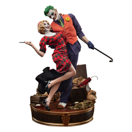 DC Comics Mythos Statue 1/5 The Joker and Harley Quinn: Lawless Love 41 cm Image 1