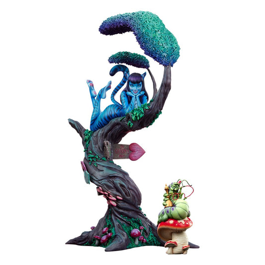 Fairytale Fantasies Collection Statue Lady Cheshire Cat (Deluxe Edition) 63 cm Image 1
