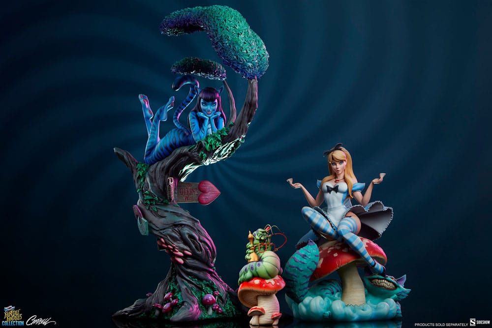 Fairytale Fantasies Collection Statue Lady Cheshire Cat (Deluxe Edition) 63 cm Image 3