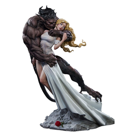 Original Artist Series Statue Beauty and the Beast by Maria Panfilova 46 cm Image 1