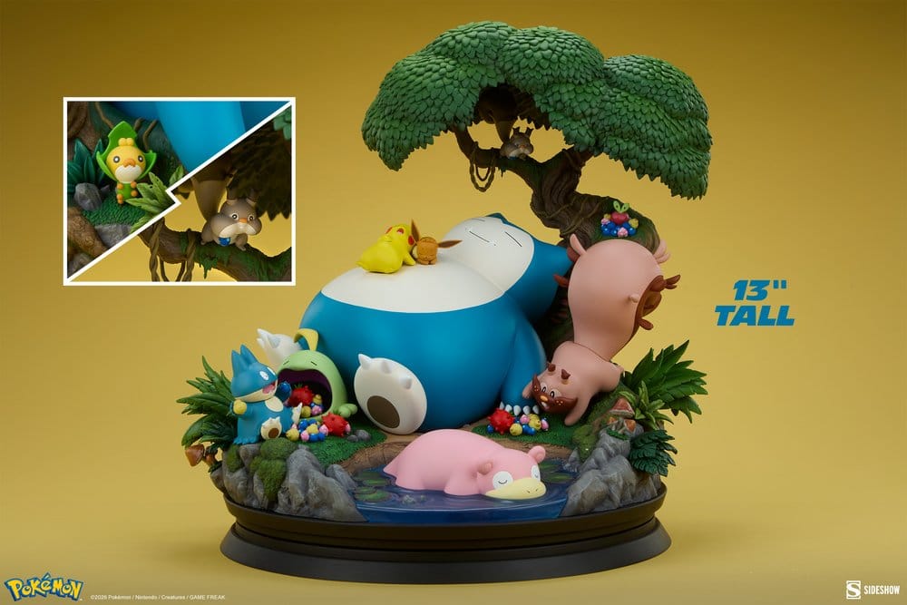 Pokémon Diorama Relaxo 33 cm Image 8