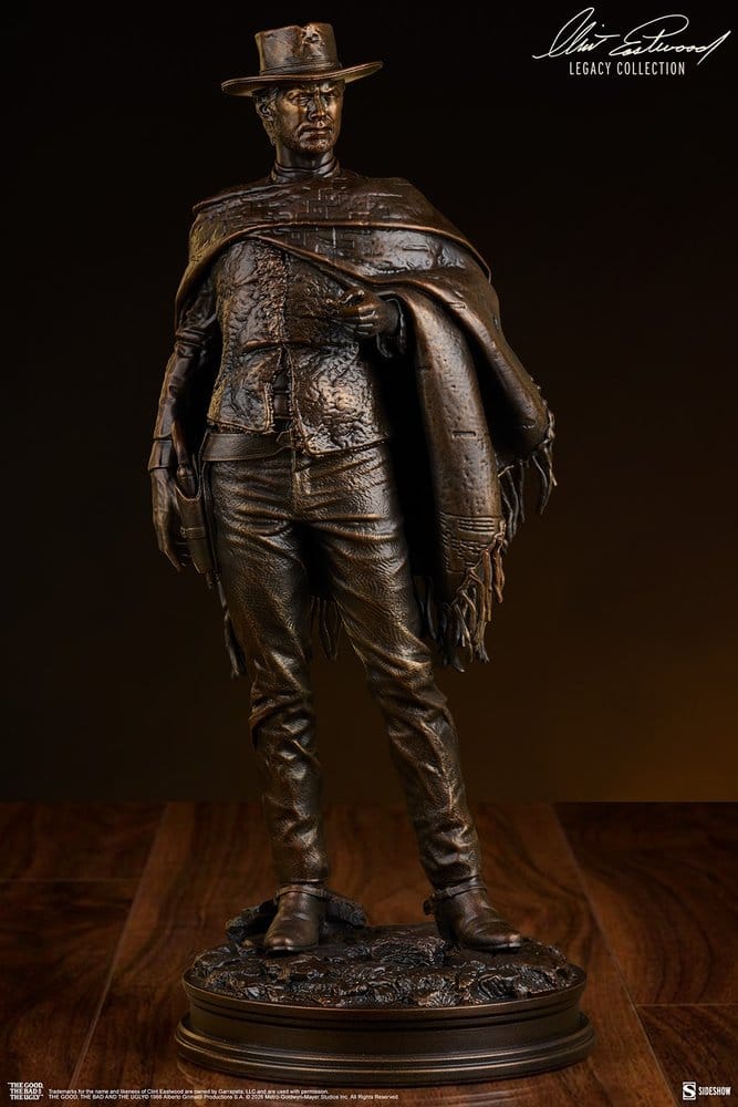 Zwei glorreiche Halunken Statue The Man with No Name (Faux Bronze) 39 cm Image 4