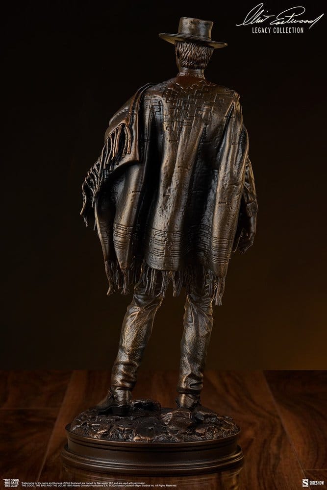 Zwei glorreiche Halunken Statue The Man with No Name (Faux Bronze) 39 cm Image 5