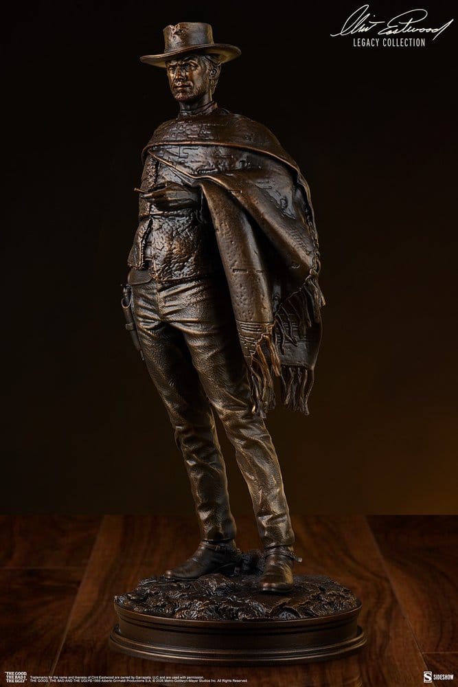 Zwei glorreiche Halunken Statue The Man with No Name (Faux Bronze) 39 cm Image 6