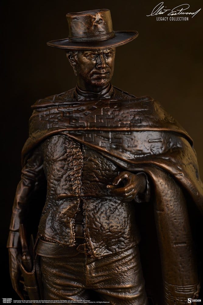 Zwei glorreiche Halunken Statue The Man with No Name (Faux Bronze) 39 cm Image 7