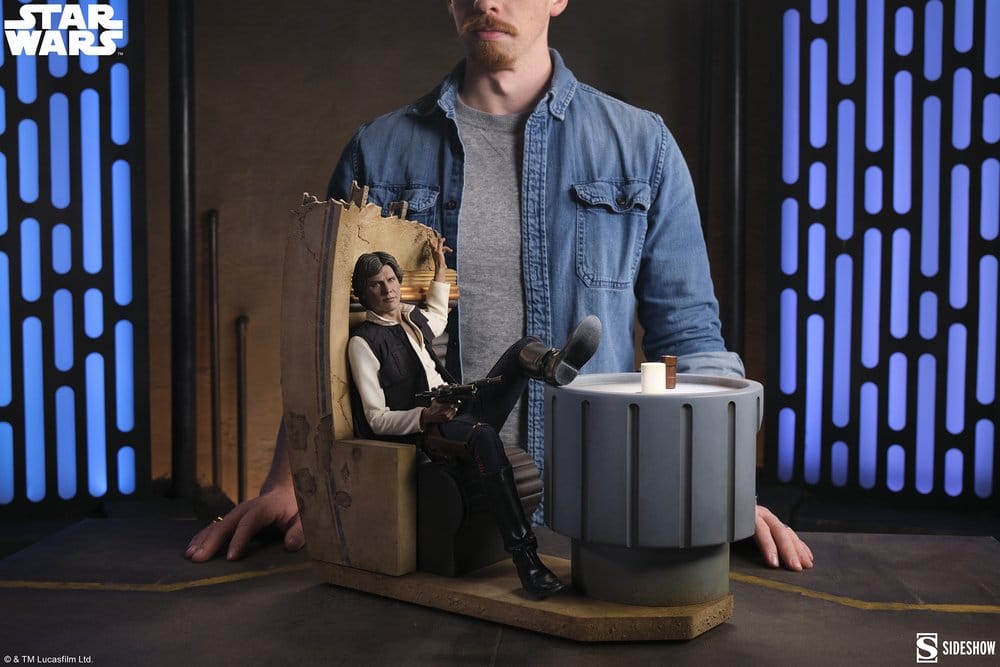 Star Wars Episode IV Mixed Media Premium Format Figur Han Solo: Sorry About the Mess 32 cm Image 2