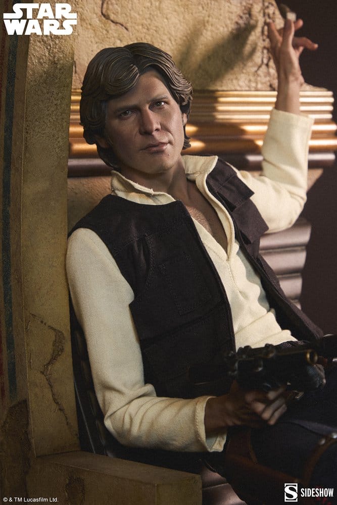 Star Wars Episode IV Mixed Media Premium Format Figur Han Solo: Sorry About the Mess 32 cm Image 4