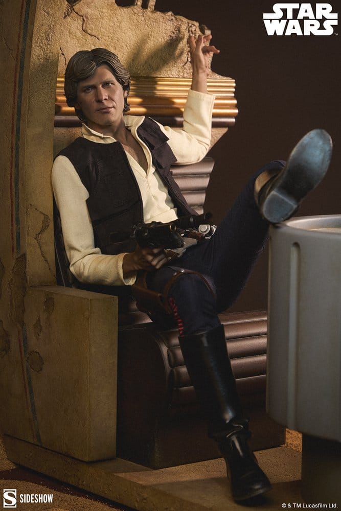 Star Wars Episode IV Mixed Media Premium Format Figur Han Solo: Sorry About the Mess 32 cm Image 6