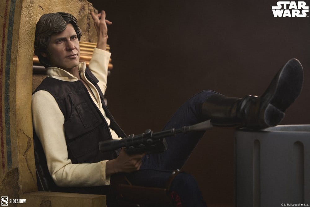 Star Wars Episode IV Mixed Media Premium Format Figur Han Solo: Sorry About the Mess 32 cm Image 7