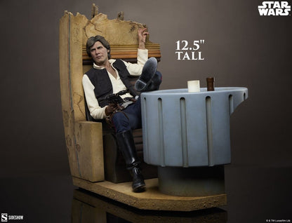 Star Wars Episode IV Mixed Media Premium Format Figur Han Solo: Sorry About the Mess 32 cm Image 9
