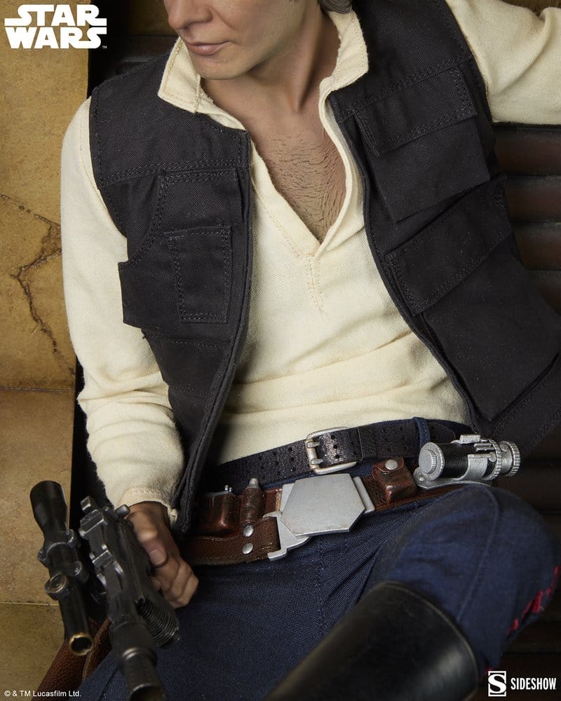 Star Wars Episode IV Mixed Media Premium Format Figur Han Solo: Sorry About the Mess 32 cm Image 14