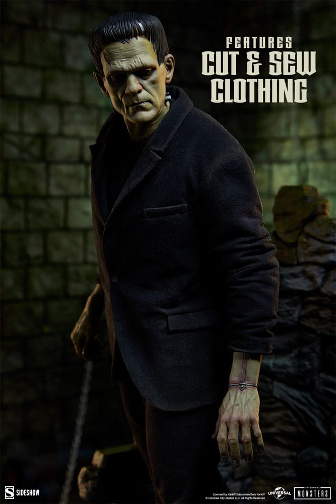 Frankenstein Premium Format Mixed Media Statue Frankenstein (Fabric Costume) 57 cm Image 5