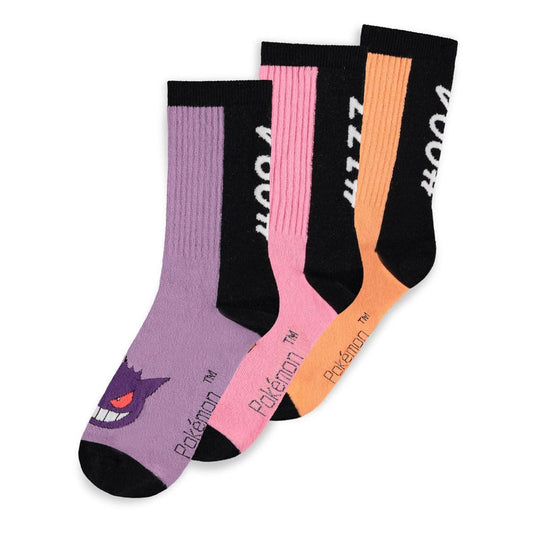 Pokemon Socken 3er-Pack Heads Colormix 35-38 Image 2