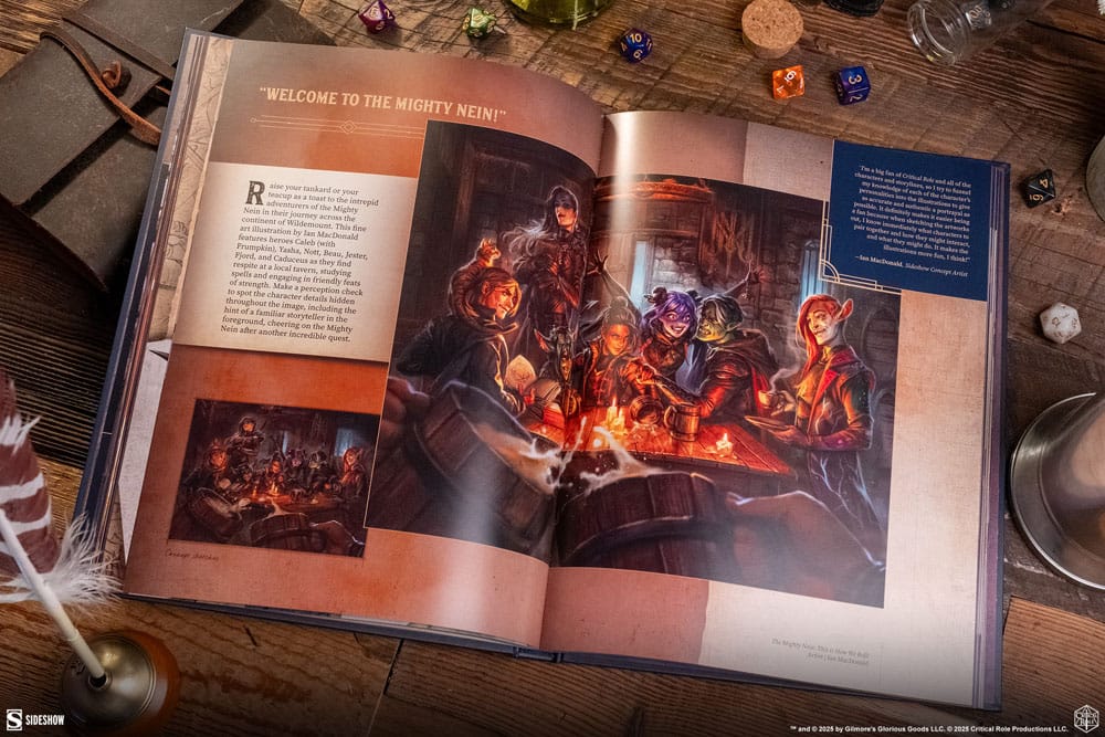 Sideshow Collectibles Buch A Decade of Destiny: The Critical Role Collection by Sideshow *Englische Version* Image 8