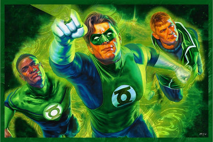 DC Comics Kunstdruck Green Lantern 61 x 41 cm - ungerahmt Image 1