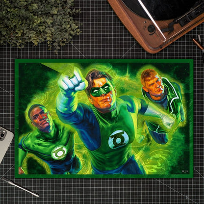 DC Comics Kunstdruck Green Lantern 61 x 41 cm - ungerahmt Image 2