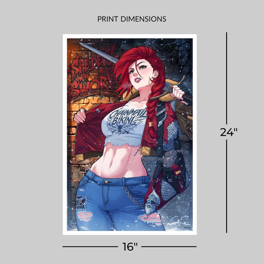 Dynamite Entertainment Kunstdruck Red Sonja 61 x 41 cm - ungerahmt Image 6