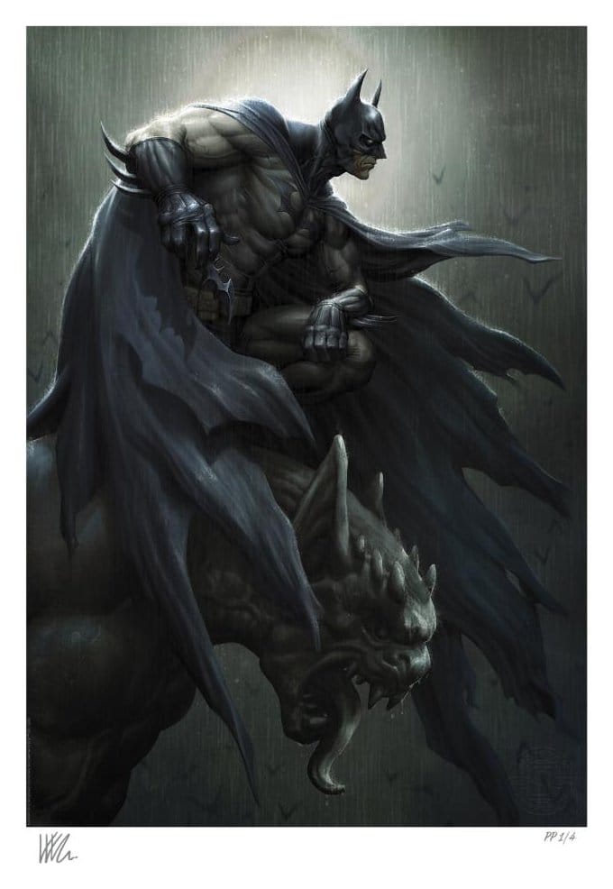 DC Comics Kunstdruck Batman 46 x 61 cm - ungerahmt Image 1