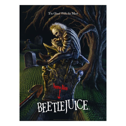 Beetlejuice Kunstdruck The Ghost With the Most 41 x 61 cm - ungerahmt Image 1