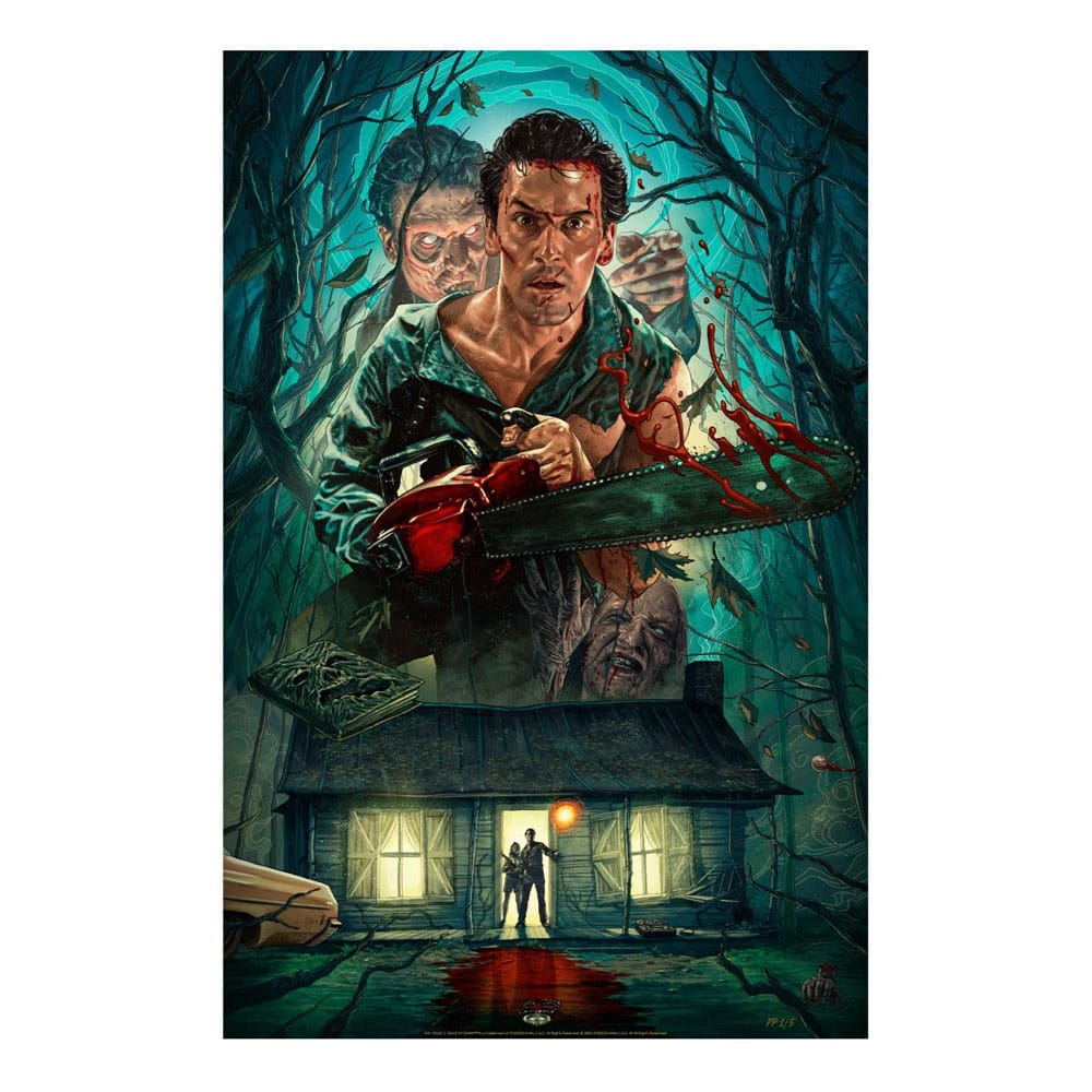 Tanz der Teufel 2 Kunstdruck Ash Williams 46 x 61 cm - ungerahmt Image 1