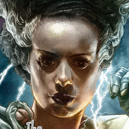 Frankensteins Braut Kunstdruck Bride of Frankenstein (Color Variant) by Ruiz Burgos 61 x 46 cm - ungerahmt Image 3