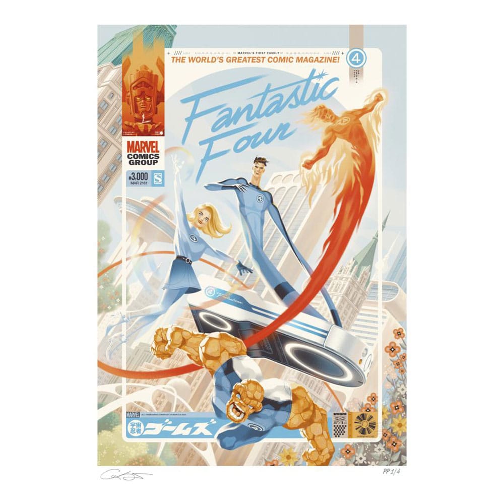 Marvel Fantastic Four #48 Kunstdruck Marvel's First Family: The Fantastic Four! 61 x 41 cm - ungerahmt Image 1
