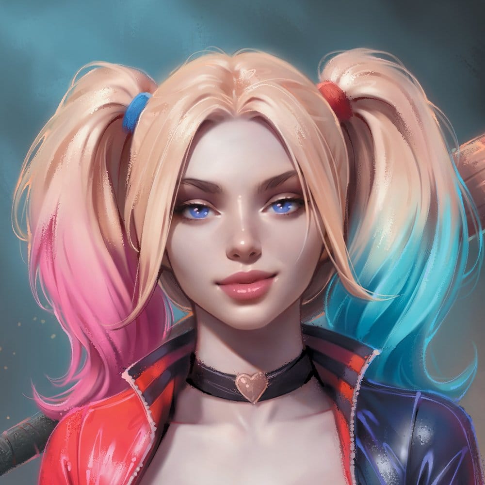 DC Comics Kunstdruck Harley Quinn 41 x 61 cm - ungerahmt Image 4